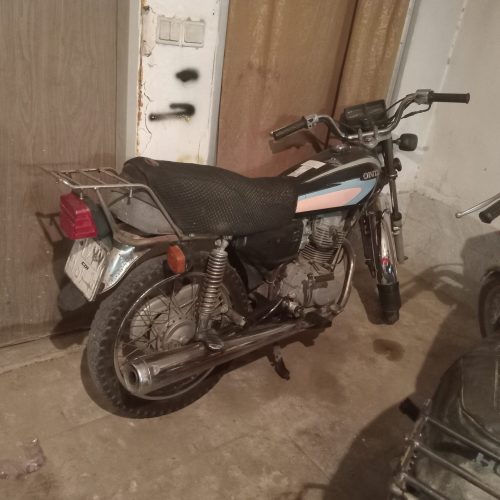 موتور مزایده سالم هوندا 125 پلاک قدیم