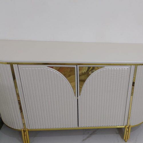 کنسول سفید طلایی