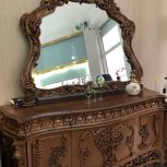 اینه کنسول تمام چوب راش نو