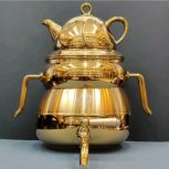 کتری قوری لعابی و استیل قیمت تولیدی