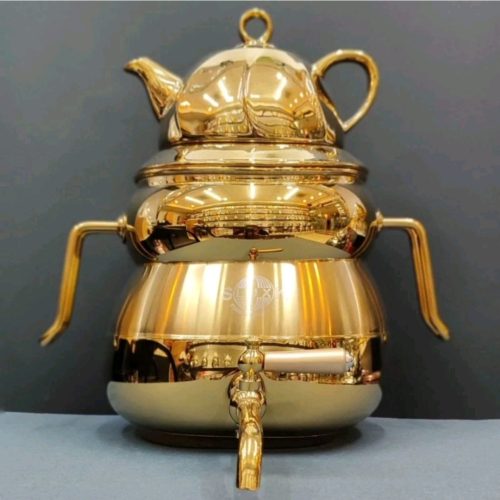 کتری قوری لعابی و استیل قیمت تولیدی