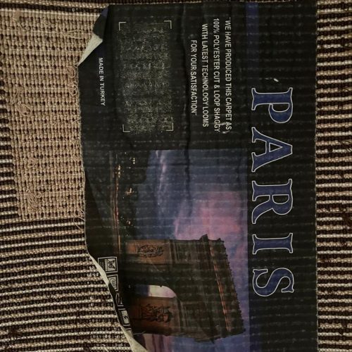 فرش اسپرت کرم قهوه ای با دو تا پادری