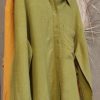 فروش استثنایی شومیز زنانه نخی لینن برند PRIMARK تعداد محدود در دو رنگ تابستانه سبز نارنجی 31عدد در سایز بندی