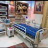 تخت بیمارستانی برقی آکبند/تشک مواج/اکسیژن ساز/ساکشن/وینتلاتور