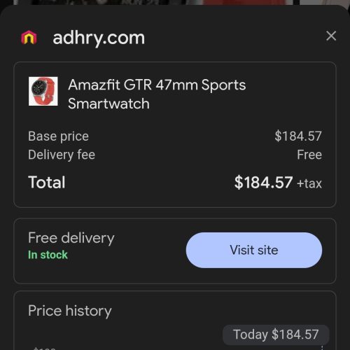 ساعت هوشمند اورجینال شیائومی Amazfit gtr 47mm