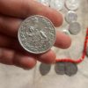فروش انواع سکه های نقره قاجاری چکشی فروش یکجا گرمی