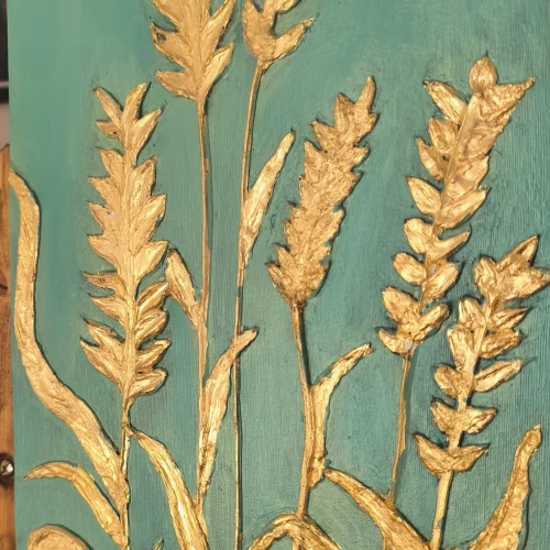 تابلو دکراتیو تکسچر و ورق طلا تمام کار دست با قیمت مناسب