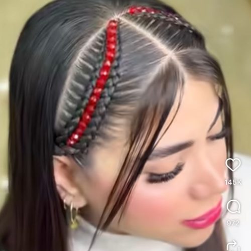 بافت مو مدل