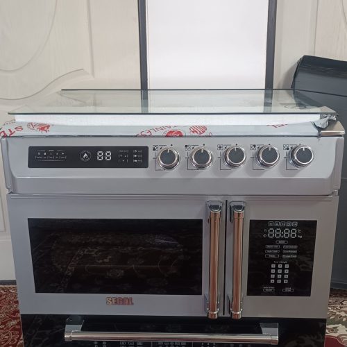اجاق گاز  صفحه استیل ضخیم طرح فر (آکبند).فروش بعلت نیاز مالی