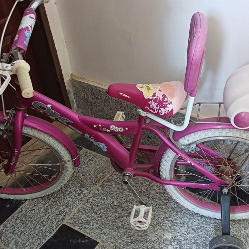 دوچرخه دخترانه صورتی رنگ