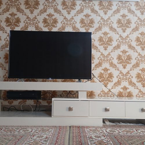 میز تلویزیون و کمد لباس سه تیکه