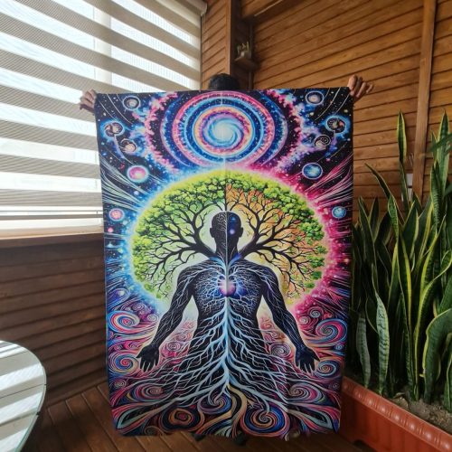 طرح فانتزی روی پارچه با طرح دلخواه