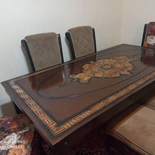 میز صندلی شش نفره