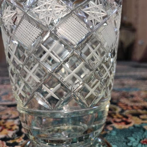 گلدون کریستالی دست ساز