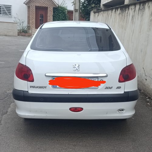 فروش پژو ۲۰۶ صندوقدار مدل ۹۳