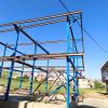 اسکلت فلزی دوطبقه
