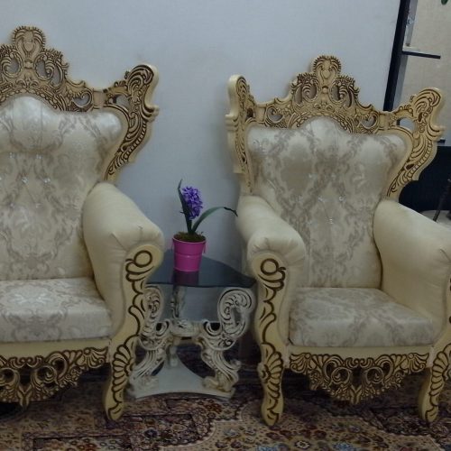 مبل 7 نفره استیل + جلومبلی