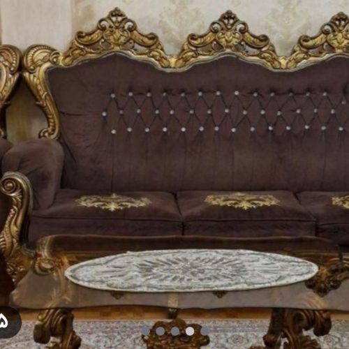 مبل سلطنتی 9 نفره به همراه میز عسلی