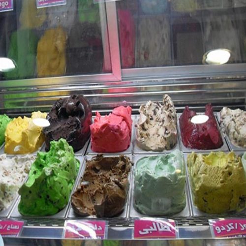 یخچال تاپینگ بستنی بن ماری  مارک ایرات صنعت