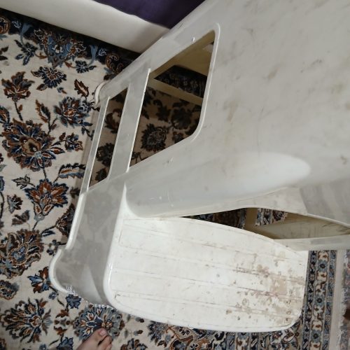 پله دور رنگ اتاق تعویض