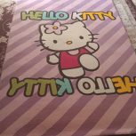 فرش کیتی دخترانه ابعاد 3متر 30 سانت در حد نو