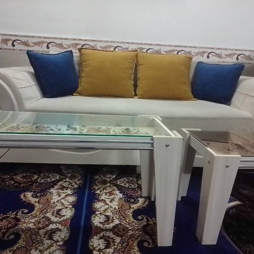 سلام مبلمان 7نفره سالم وتمیز بهترین چوب و پارچه