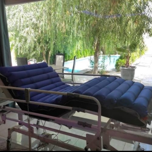 تخت بیمارستانی  برقی آکبند/تشک مواج/اکسیژن ساز/ساکشن/وینتلاتور