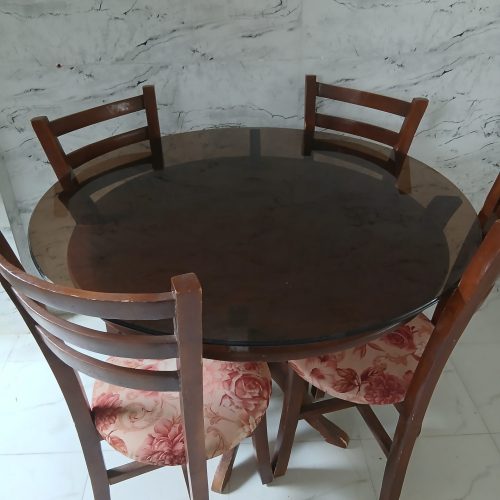 میز و صندلی 4نفره تمام ام دی اف