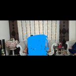 پرده پذیرایی خیلی تمیز اصلا زیاد استفاده نشده جنس کتان