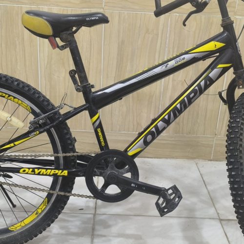 دوچرخه 24  خیلی کم استفاده شده ،در حد نو،  ترمز  جفت سیمی ،تمام مصرفی ها تعویض شده از جمله تایرها نو نو .