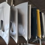 کاپوت وگلگیر جلو رنگی