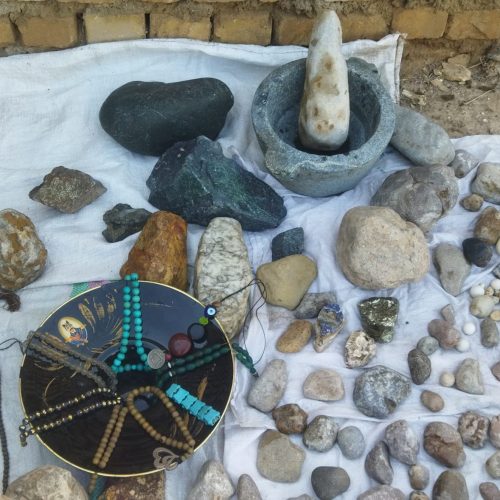 سنگ قدیمی یشم کبود.فیروزه و….
