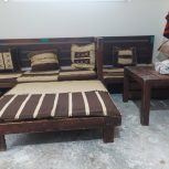 ست سنتی تخت و گاز فردار 4شعله جوجه گردون تمام استیل