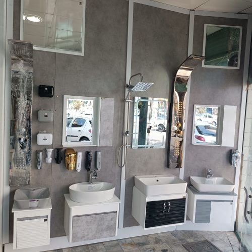 روشویی کابینتی و اینه باکس