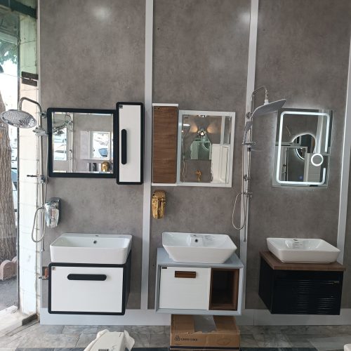 روشویی کابینتی و اینه باکس