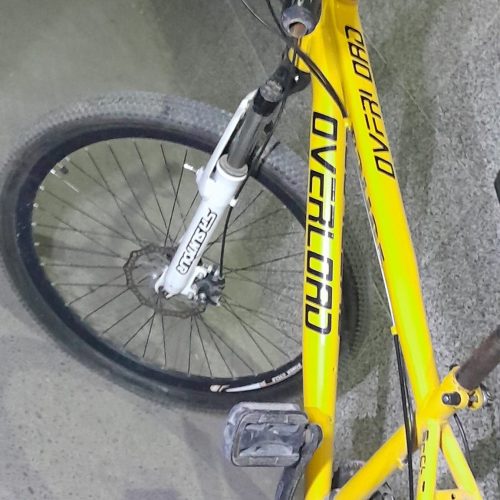 دوچرخه سایز 26 زرد رنگ بدون ایبو ایراد