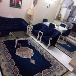 مبلمان 7 نفره سرمه ای