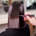 رنگ و لایت وکراتین مو