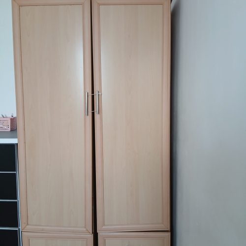 رخت اویز لباس با دوکشوی عمیق _ تمیز و جادار