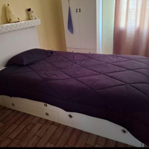 تخت خواب یک و نیم نفره با تشک