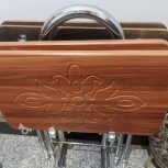 میز عسلی تاشو 4 عددی پایه استیل