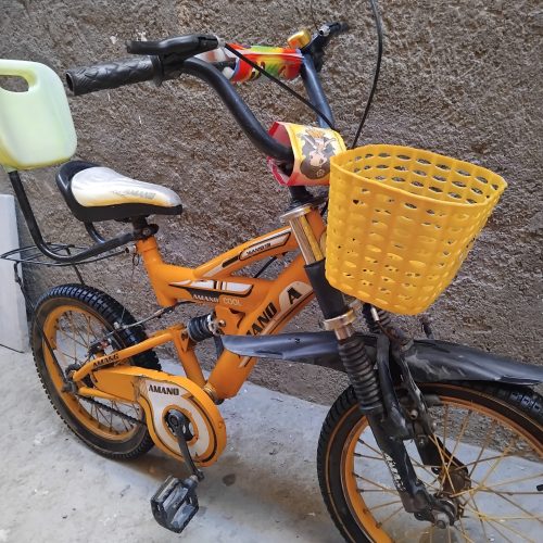 دوعدد دوچرخه سایز 16 در حد نو بسیارتمیز