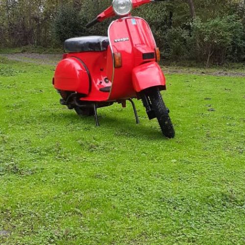 موتور وسپا مدل 80 بازسازی شده و بسیار تمیز