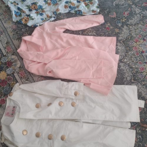 کلی لباس زنانه.مانتو.لباس تو خونه ای.کیف.پالتو