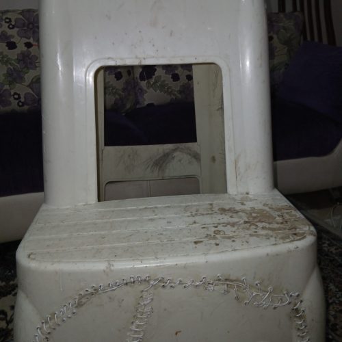 پله دور رنگ اتاق تعویض