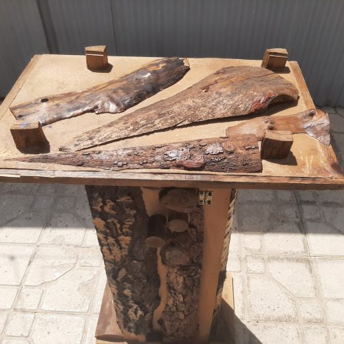 کنسول چوبی