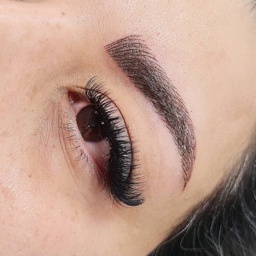 مدل برای اکستنشن مژه