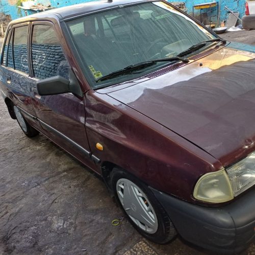 پراید مدل 86 یه لکه رنگ فنی سالم سلامت .ماشین دست مکانیک بوده .تخفیف پایه معامله (رنگ عنابی)