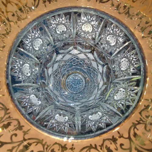 گلدون کریستالی دست ساز