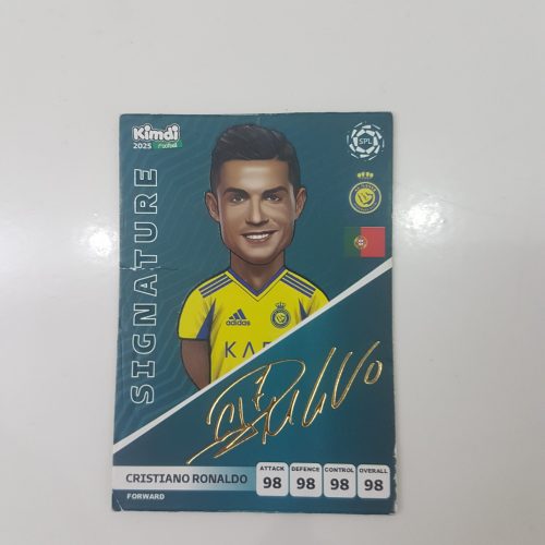 کارت کیمدی امضاء طلایی رونالدو